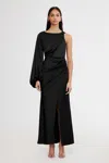 Significant Other Annabel Long Sleeve Dress In Black