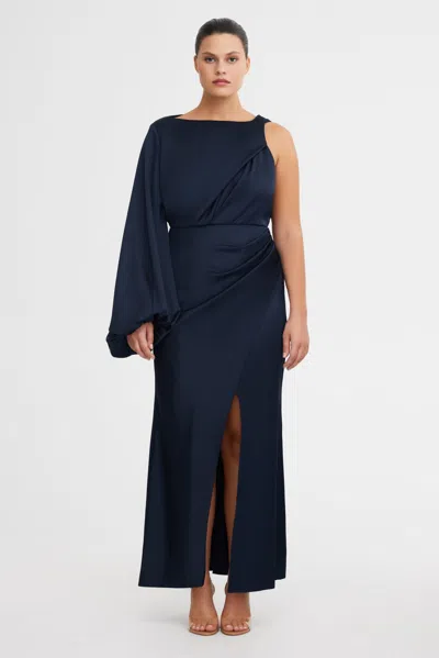 Significant Other Annabel Long Sleeve Dress In Blue