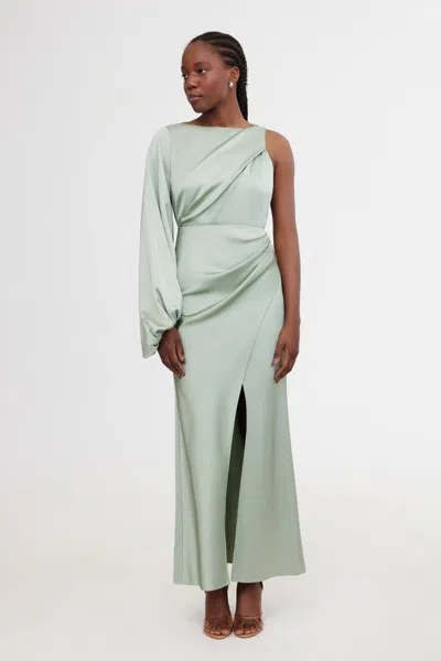 Significant Other Annabel Long Sleeve Dress In Brown