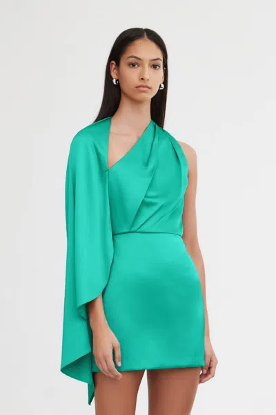 Significant Other Annabel Mini Bridesmaid Dress In Green