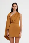 Significant Other Annabel Mini Dress In Brown
