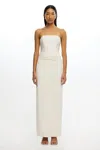 Significant Other Ariya Strapless Dress In White