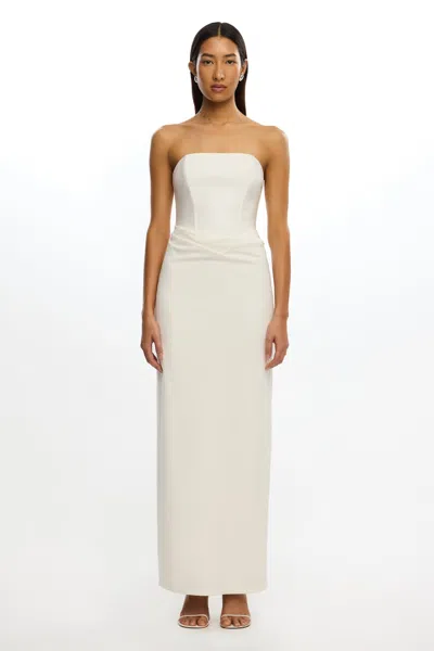 Significant Other Ariya Strapless Dress In White