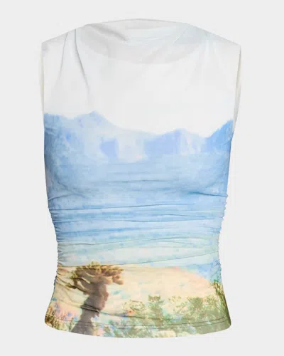Significant Other Avni Draped Top In Multi