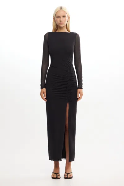 Significant Other Avni Long Sleeve Dress In Black