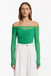 Significant Other Avni Long Sleeve Top In Green
