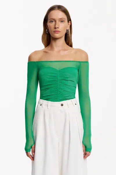 Significant Other Avni Long Sleeve Top In Green