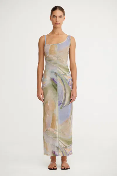 Significant Other Ayda Midi Dress In Brown