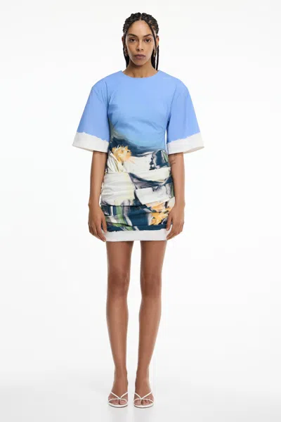 Significant Other Beaux Mini Dress In Blue