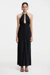Significant Other Becca Halter Dress In Black