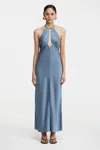 Significant Other Becca Halter Dress In Blue