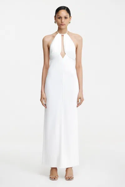 Significant Other Becca Halter Dress In White