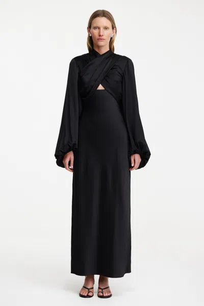 Significant Other Becca Long Sleeve Dress In Black