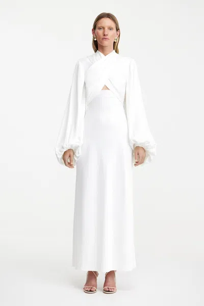 Significant Other Becca Long Sleeve Dress In White