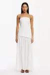 Significant Other Blyth Strapless Maxi Dress In White
