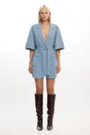 Significant Other Bowie  Mini Dress In Blue