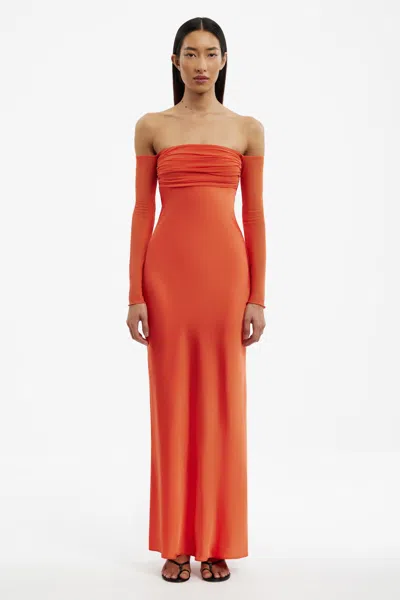 Significant Other Brianna Maxi Dress In Orange