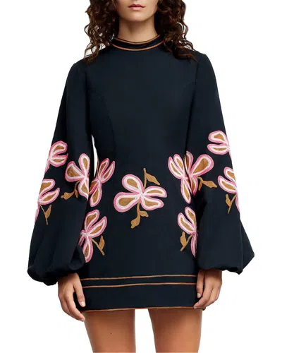 Significant Other Brooklyn Mini Dress In Black
