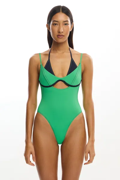 Significant Other Caris Maillot In Green