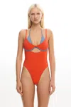 Significant Other Caris Maillot In Orange
