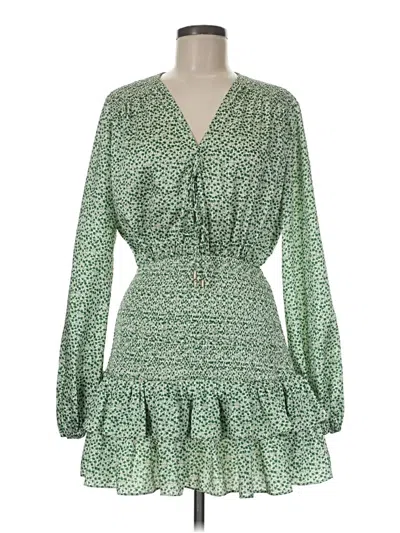 Pre-owned Significant Other Casual Dress In Green