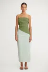 Significant Other Cecelia Midi Dress In Green