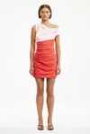 Significant Other Chantelle Splice Mini Dress In Red