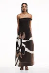 Significant Other Charley Maxi Dress In Brown