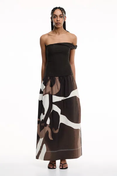 Significant Other Charley Maxi Dress In Brown
