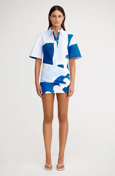Significant Other Claire Mini Dress In Blue