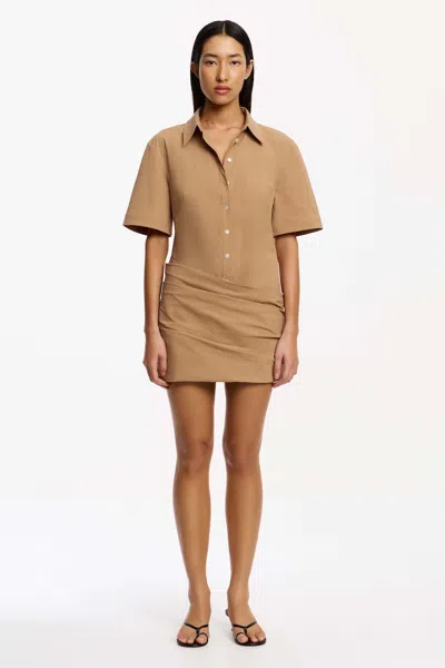 Significant Other Claire Mini Dress In Brown