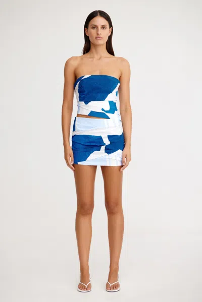 Significant Other Claire Mini Skirt In Blue