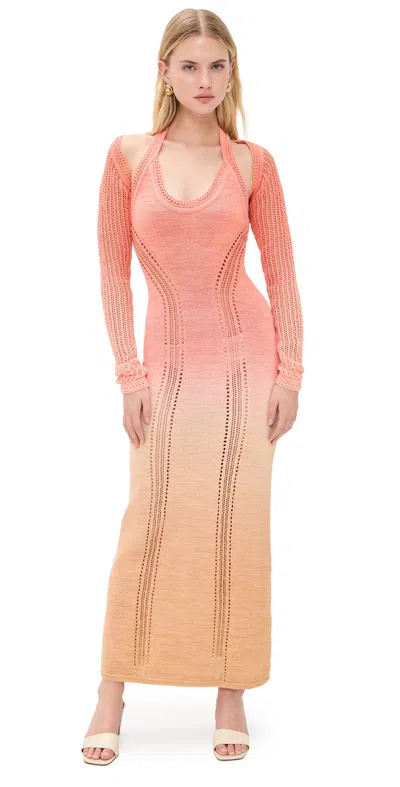 Significant Other Clemence Maxi Dress Solar Dip Dye In Multi