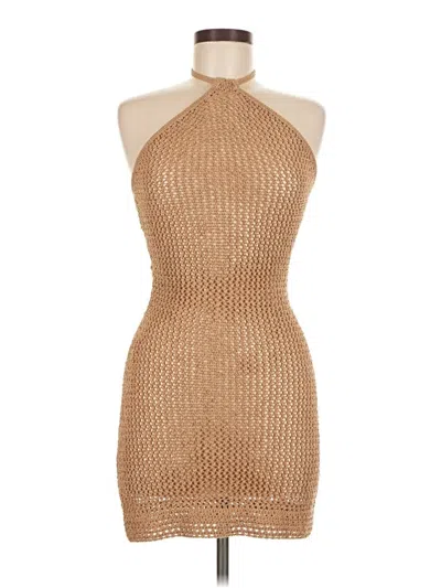 Pre-owned Significant Other Cocktail Dress In Brown