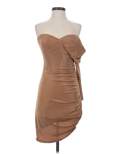 Pre-owned Significant Other Cocktail Dress In Brown