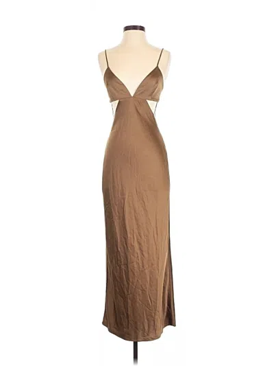 Pre-owned Significant Other Cocktail Dress In Brown