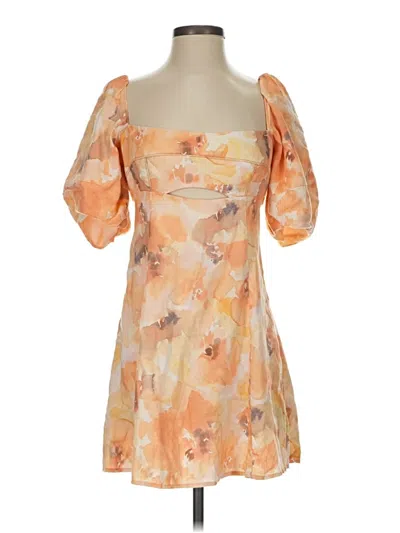 Pre-owned Significant Other Cocktail Dress In Orange