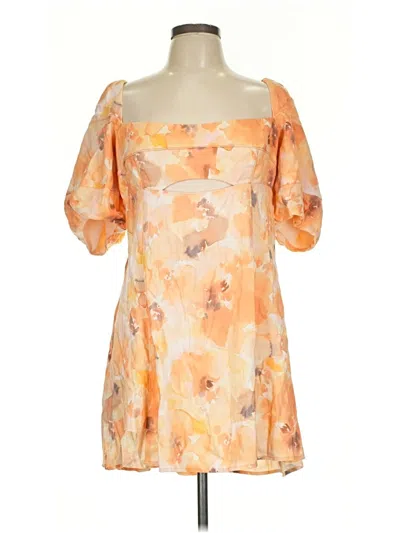 Pre-owned Significant Other Cocktail Dress In Orange