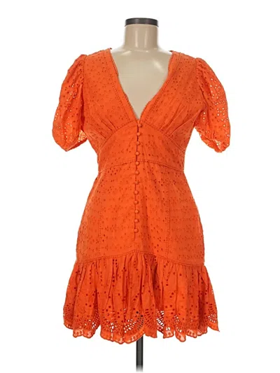 Pre-owned Significant Other Cocktail Dress In Orange