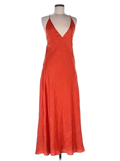 Pre-owned Significant Other Cocktail Dress In Orange