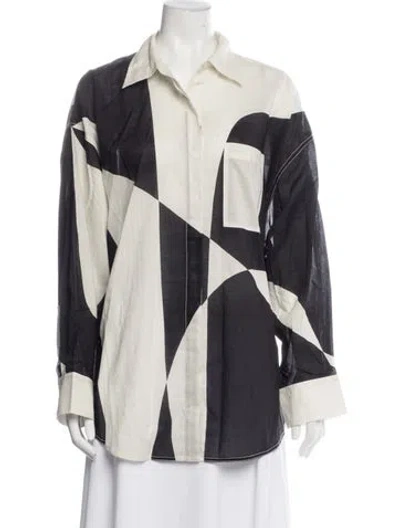 Pre-owned Significant Other Colorblock Pattern Set In Black/neutrals