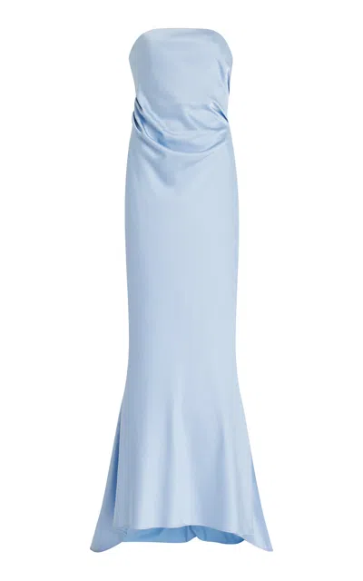 Significant Other Coralie Strapless Dress In Blue