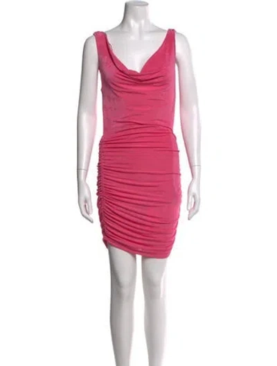 Pre-owned Significant Other Cowl Neck Mini Dress W/ Tags In Pink