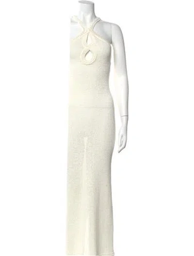 Pre-owned Significant Other Cowl Neck Sweater In Neutral