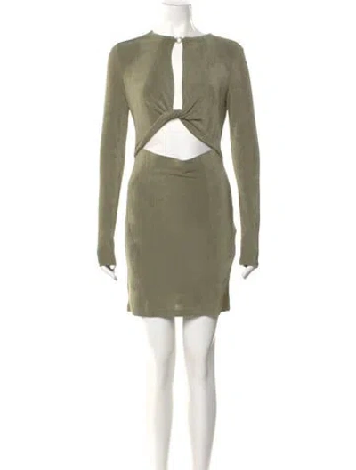 Pre-owned Significant Other Crew Neck Mini Dress W/ Tags In Green