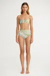 Significant Other Dana Shaped Bandeau In Green