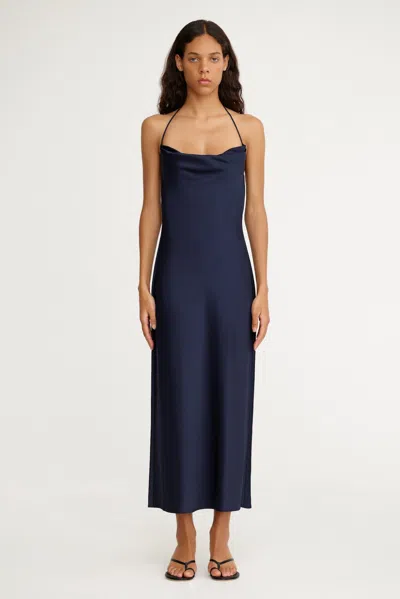 Significant Other Danika Cowl Dress In Blue