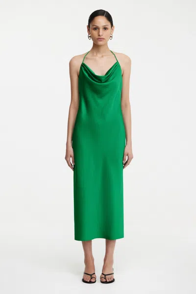 Significant Other Danika Cowl Dress In Green