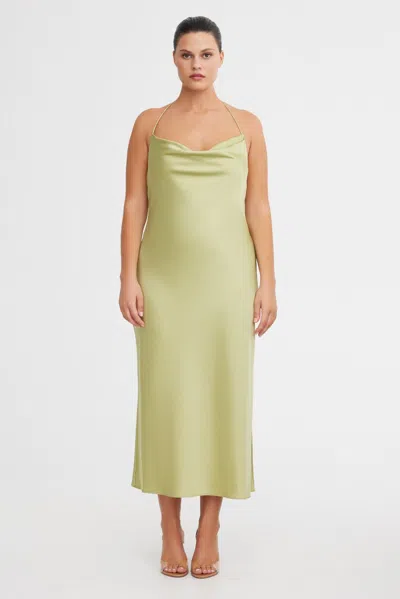 Significant Other Danika Cowl Dress In Green