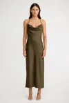 Significant Other Danika Cowl Dress In Green